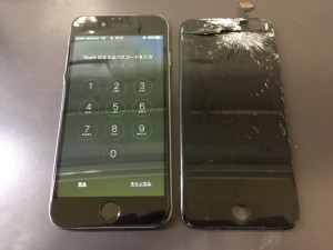iphone6s　screen broken 190904