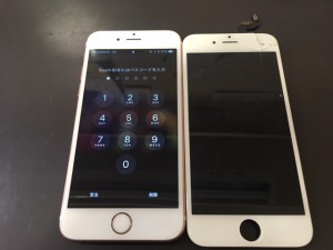 iPhone6Sの画面浮き修理