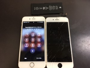 iPhone6S 画面割れ修理