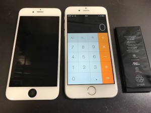 iPhone6 画面+バッテリー