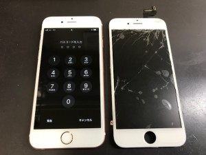 iPhone6S　液晶表示不良