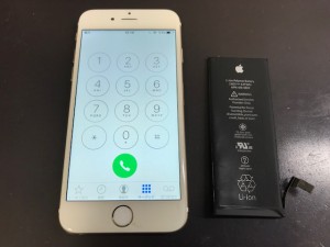 iPhone6S バッテリー