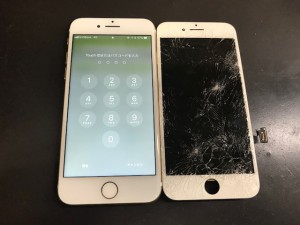 iPhone7 画面破損修理