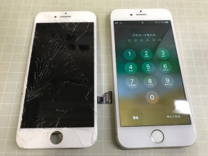 iPhone7　画面破損