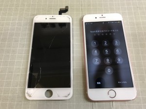 iPhone6S　重度破損