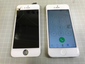iPhone6　液晶破損