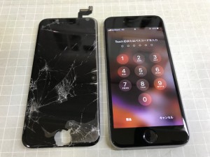 iPhone6S　重度破損