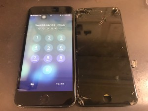 iPhone7+　画面修理