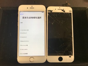 iPhone6s　画面破損