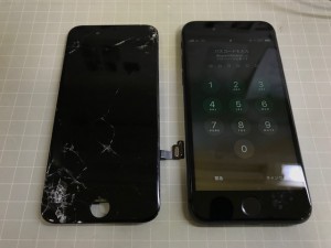 iPhone7　液晶破損