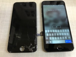iPhone7　パネル破損
