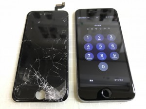 iPhone6S　液晶故障