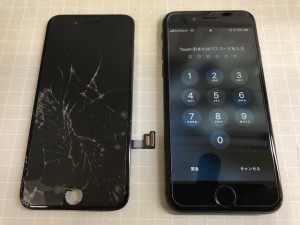 iPhone8　重度破損