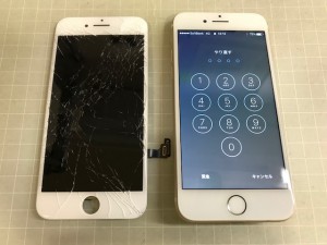 Iphone7　液晶破損