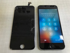 iphone6 ガラス修理