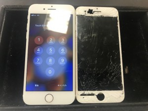 iPhone7 画面破損修理