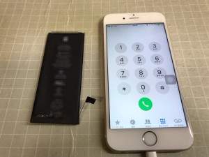 Iphone6S　電池交換