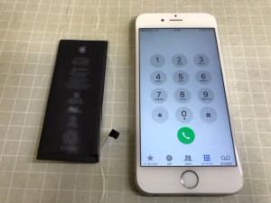 iphone6S　電源落ち