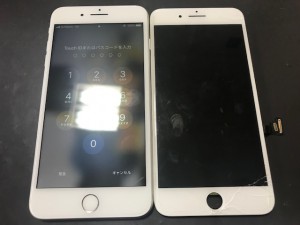 iPhone7plus　液晶修理