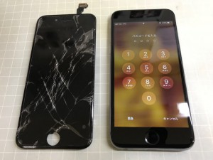 Iphone6　液晶破損