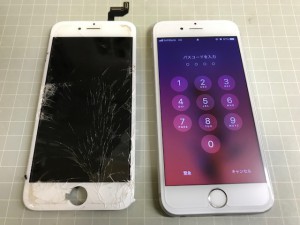 iphone6S　重度破損