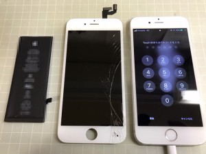 IPHONE6S　画面+バッテリー