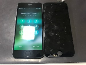 iPhone6S ガラス破損