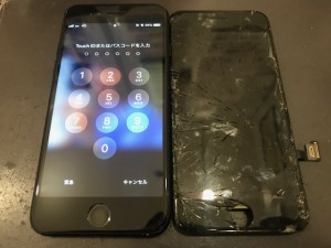 iphone7 ガラス割れ修理