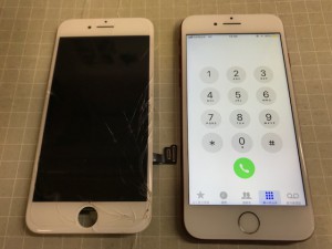 iPhone7　重度破損