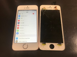 iPhone5s 画面修理