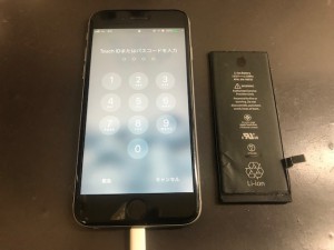 IPHONE6s バッテリー交換