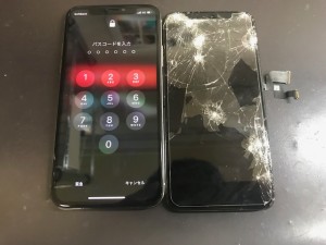 iphoneX タッチ不良