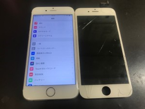 Iphone6s ガラス修理