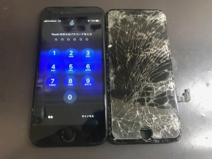 iPhone7 画面液晶破損