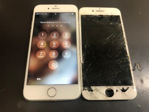 Iphone7 ガラス破損修理