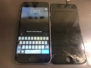 iPhone6 ガラス修理