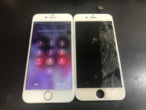 iPhone6 画面破損
