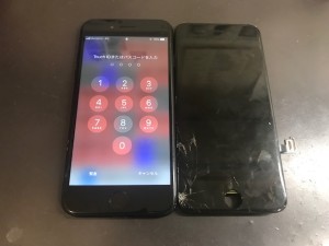 iPhone8　画面修理