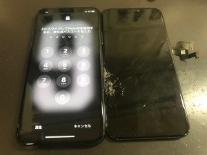 iPhoneX　ガラス修理