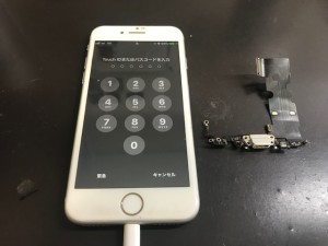 iPhone8 ドックコネクタ交換