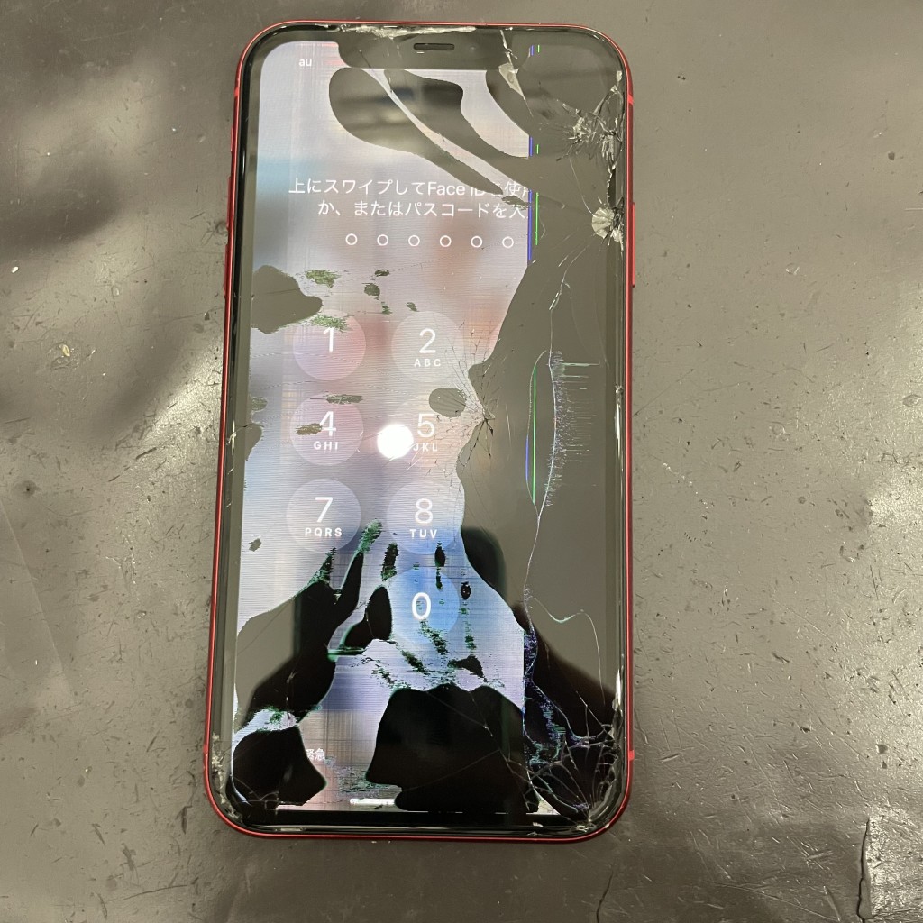 iPhone11 液晶漏れ 画面修理 河原町iPhone修理