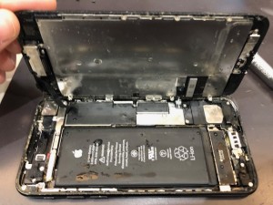 iPhone 水没修理　京都