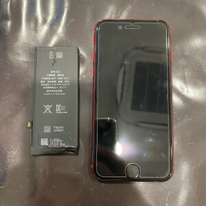 iPhoneSE2　バッテリー交換修理