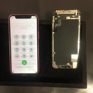 iphone12mini 水没　画面タッチ操作不可