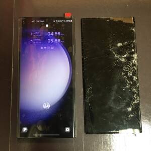 GALAXYS23ULTRA　画面修理即日　Samsung