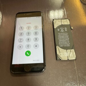 iPhone8　バッテリー交換修理